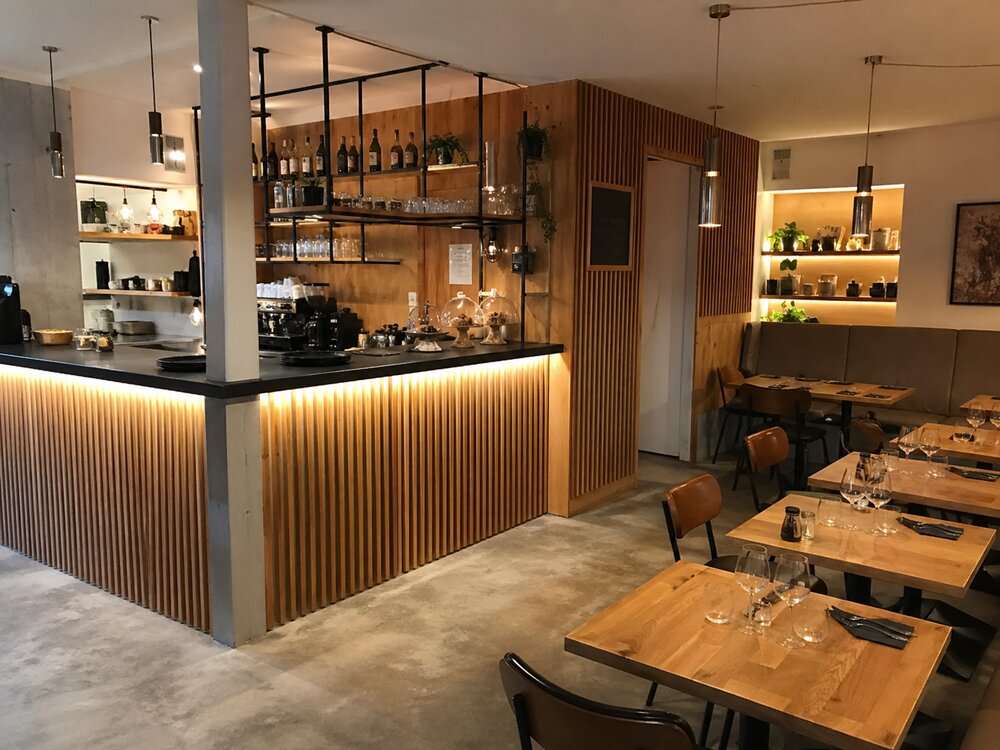 Agencement restaurant réalisé par Maison216