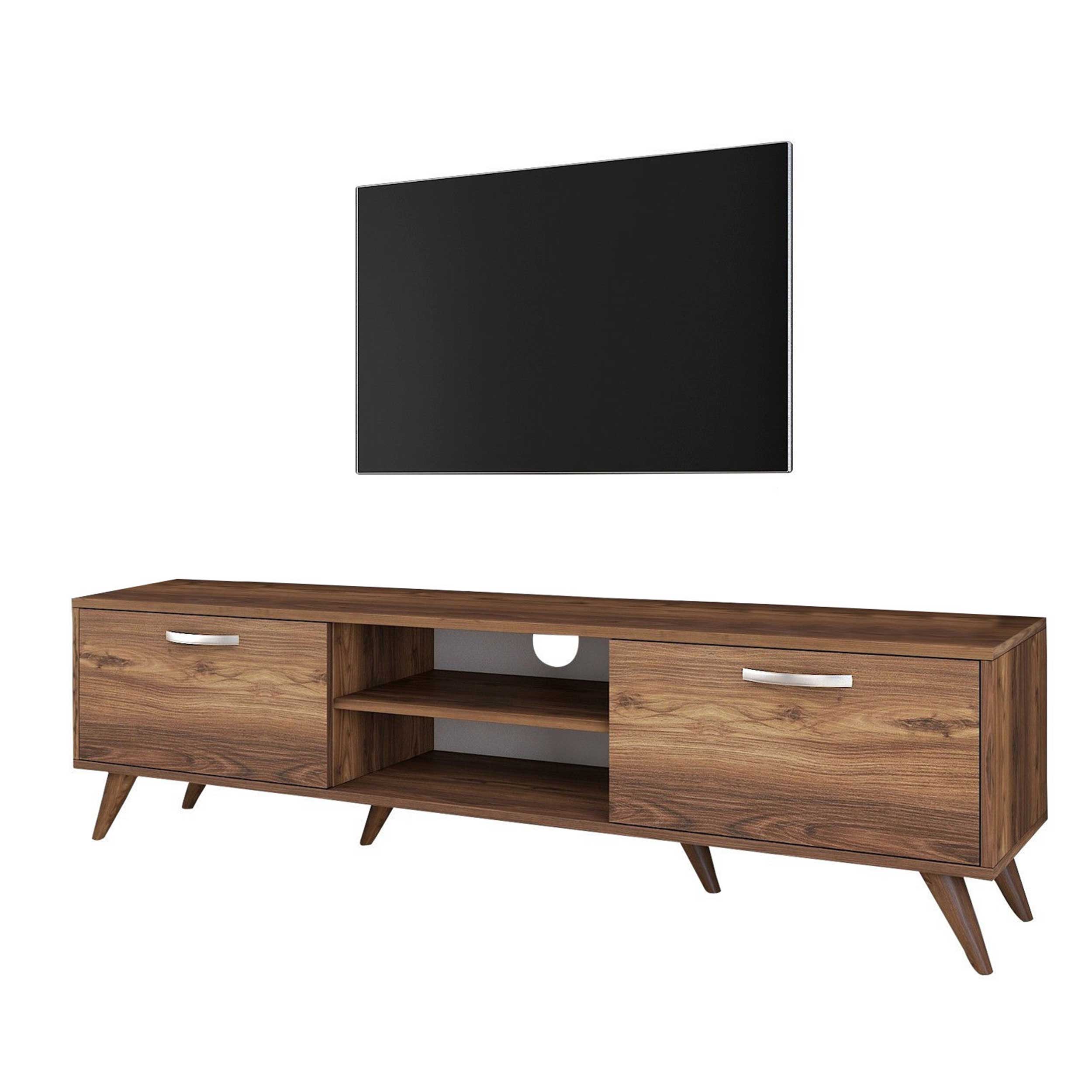 A9 Meuble TV | 100 % MÉLAMINE | Noyer - Image 4