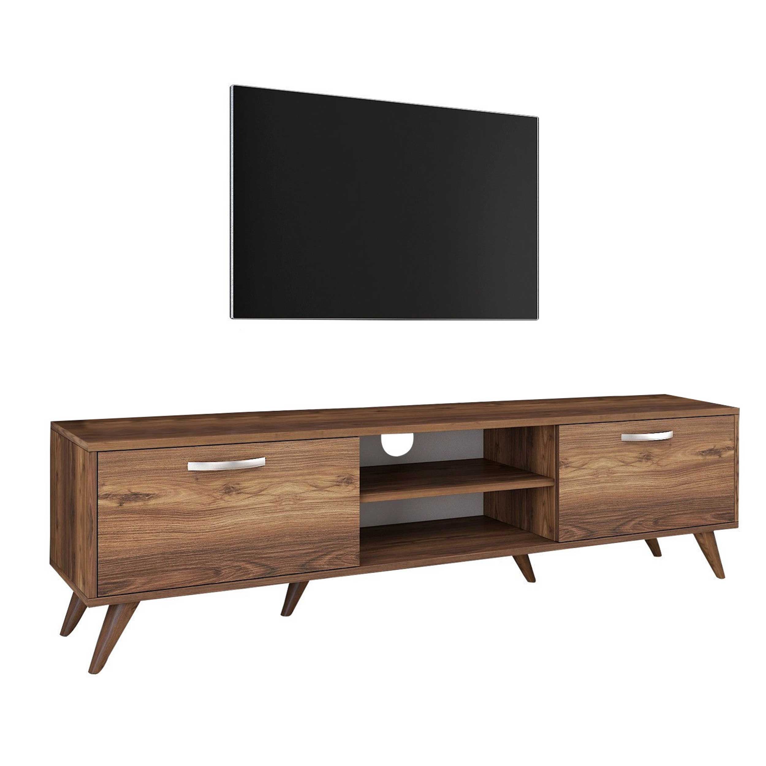 A9 Meuble TV | 100 % MÉLAMINE | Noyer - Image 6