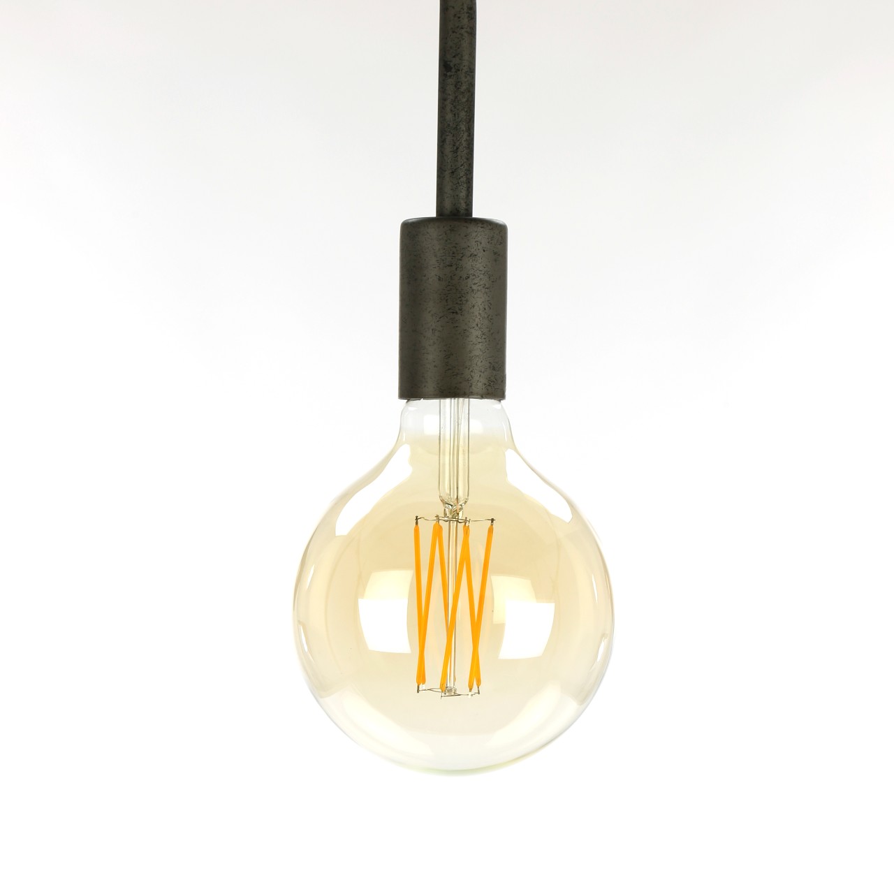 Ampoule LED à filament globe ⌀12,5 - ambre - Image 1