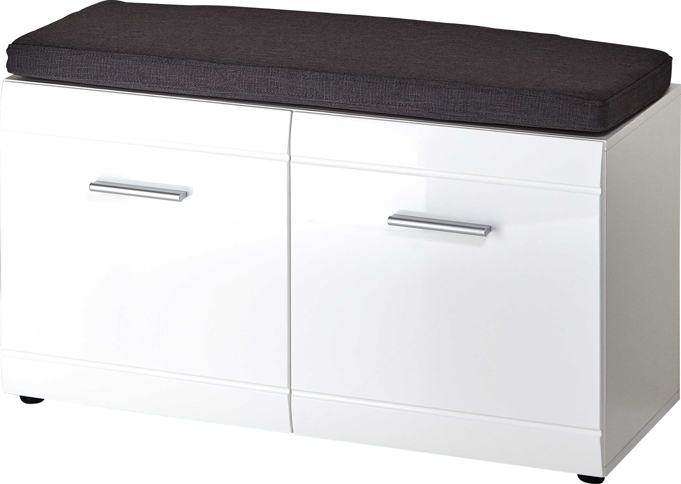 Armoire à chaussures Allan 96cm avec 2 portes - blanc - Image 5