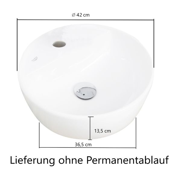 Armoire à lavabo Vikas 61cm 2 tiroirs - chêne - Image 5