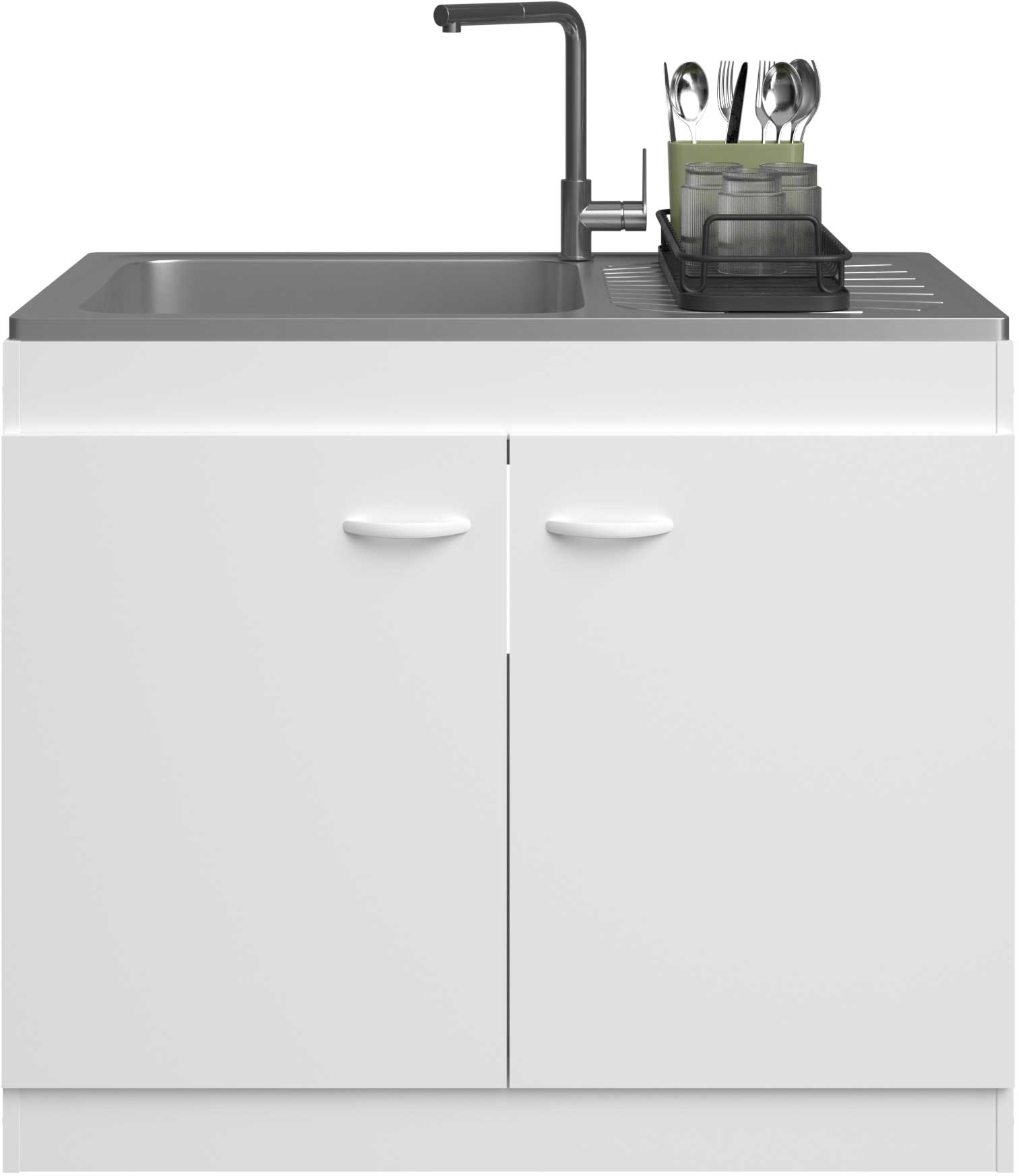 Armoire basse pour évier avec 2 portes (100 cm). - Image 12