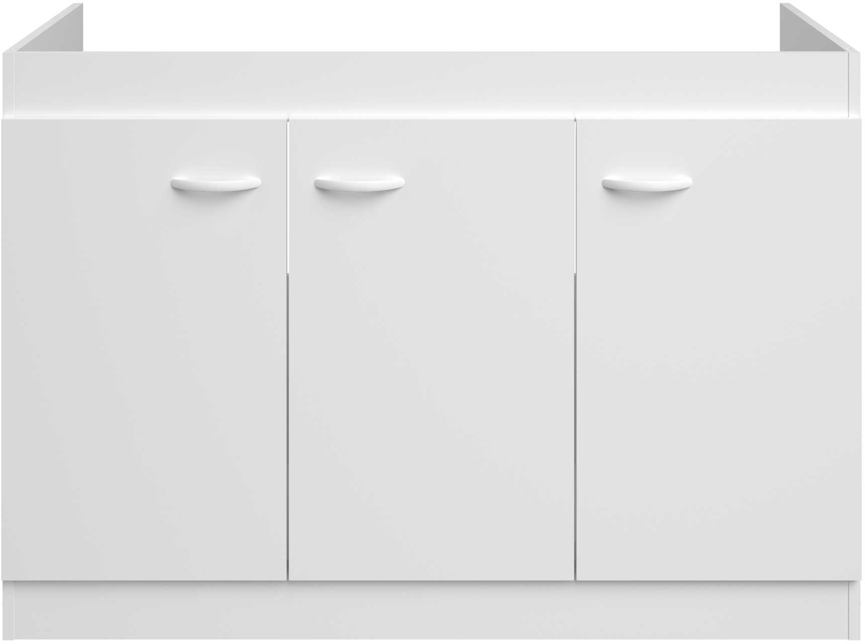 Armoire basse pour évier avec 3 portes (120 cm). - Image 5