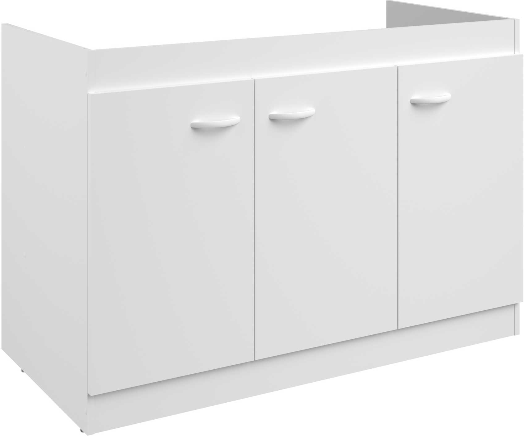 Armoire basse pour évier avec 3 portes (120 cm). - Image 6