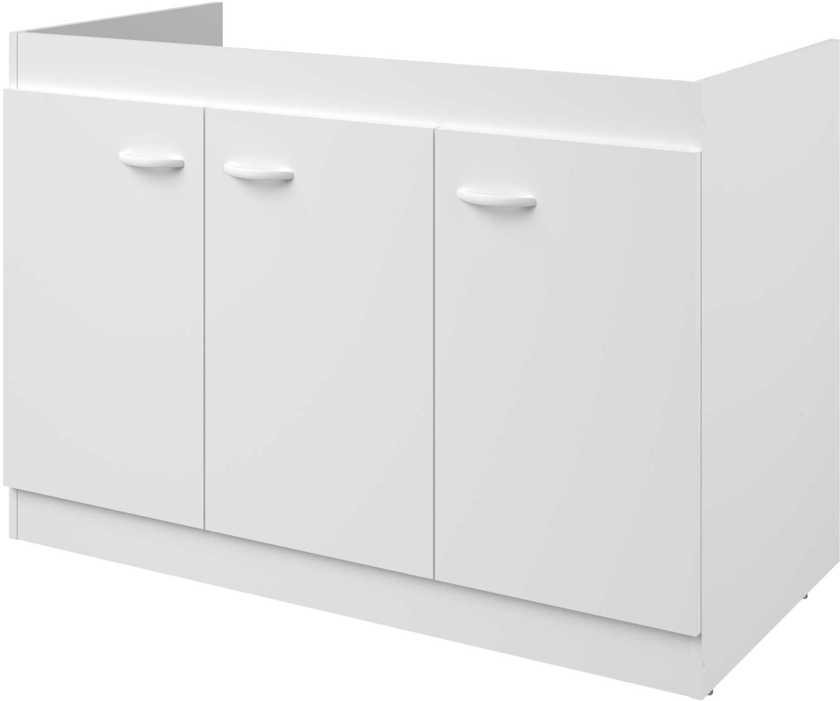 Armoire basse pour évier avec 3 portes (120 cm). - Image 8