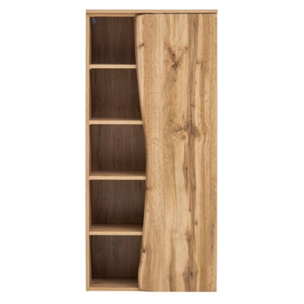 Armoire colonne Karan 60cm 1 porte - chêne - Image 8