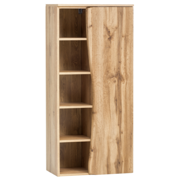 Armoire colonne Karan 60cm 1 porte - chêne - Image 9