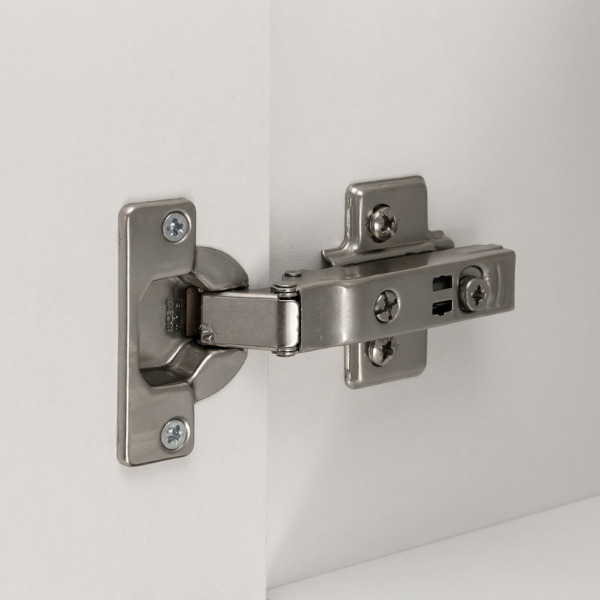 Armoire de cuisine pour réfrigérateur et congélateur - blanc/chêne - Image 7