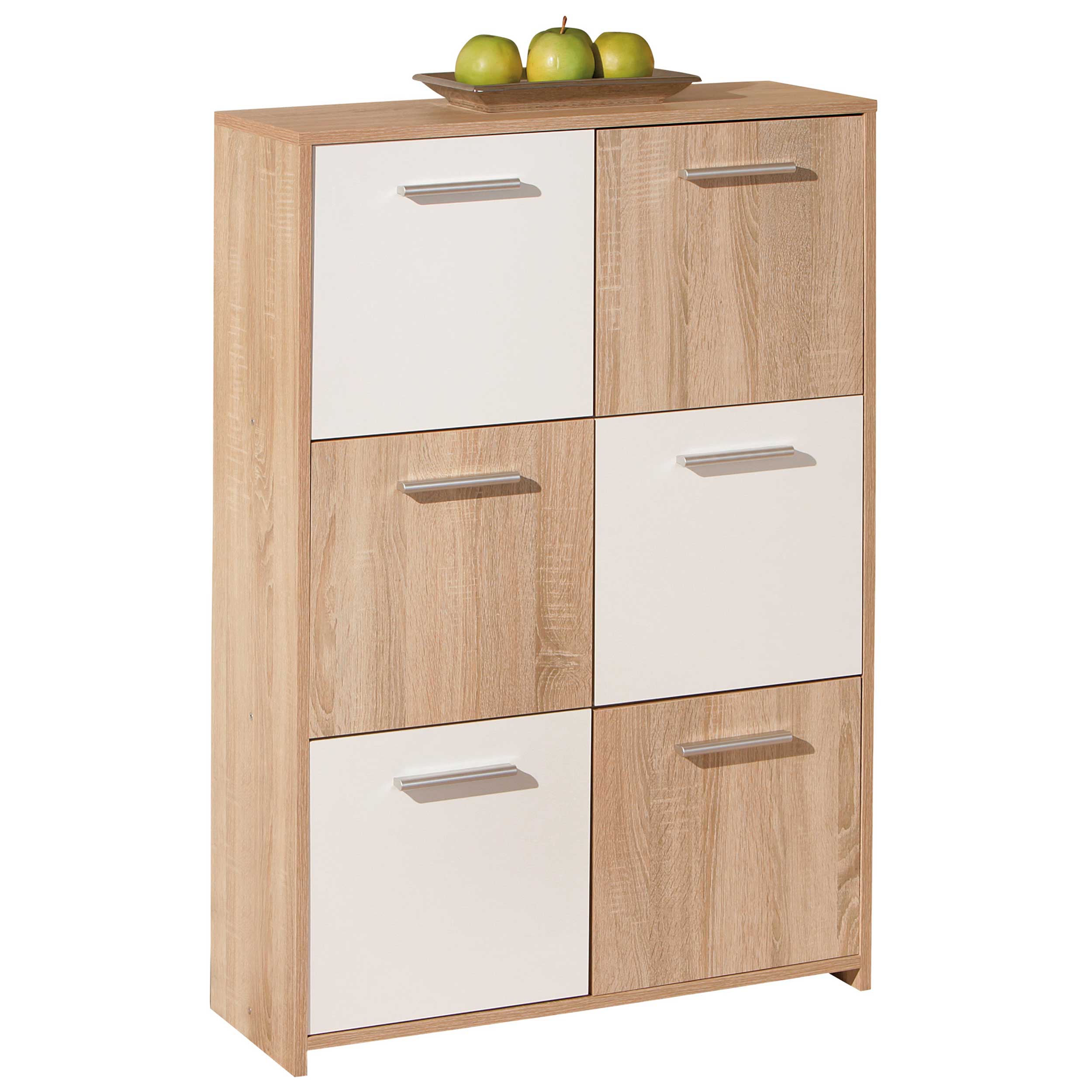 Armoire de rangement Nicolus 6 compartiments - chêne - Image 8