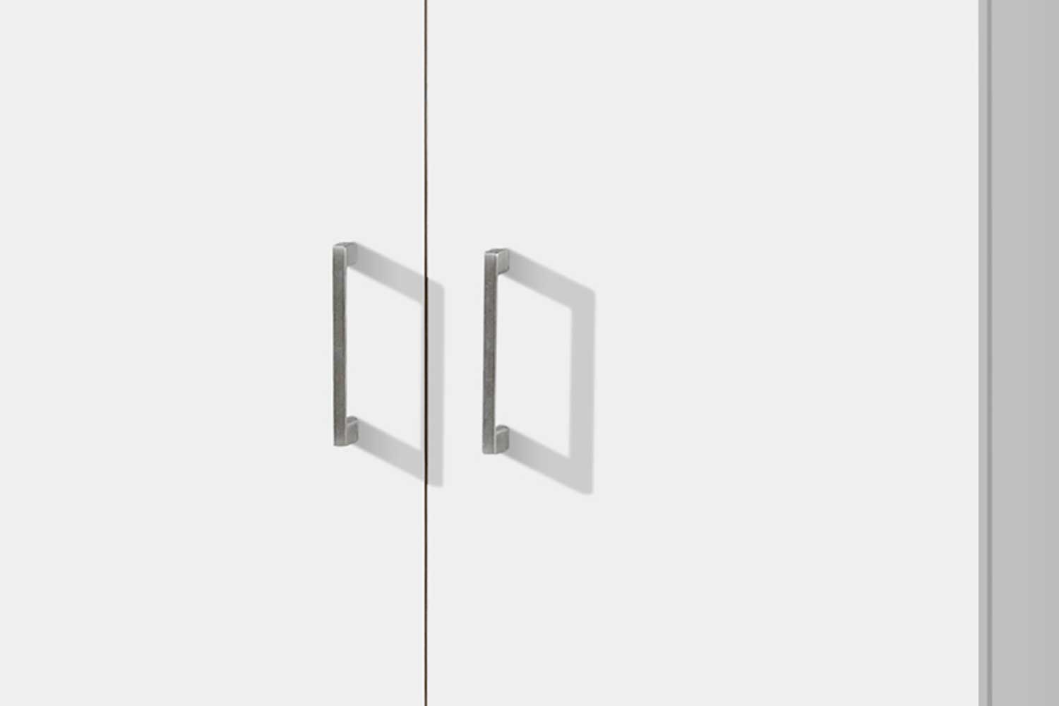 Armoire de rangement Ray 60cm à 2 portes et 4 tablettes - blanc - Image 5