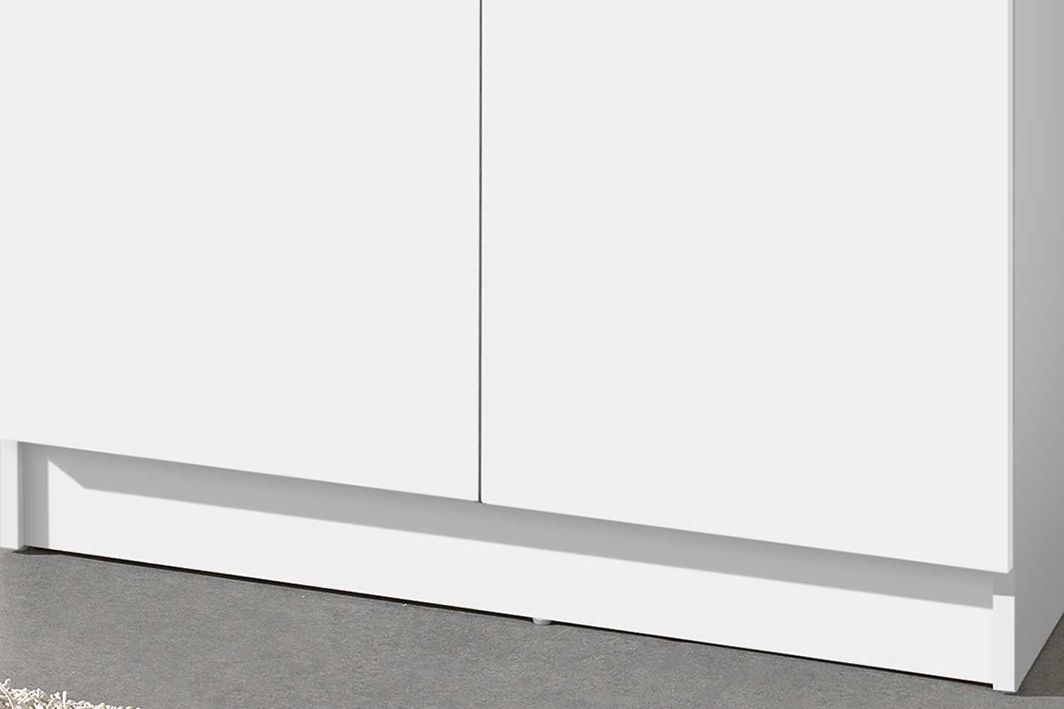 Armoire de rangement Ray 80cm à 2 portes et 4 tablettes - wit - Image 2