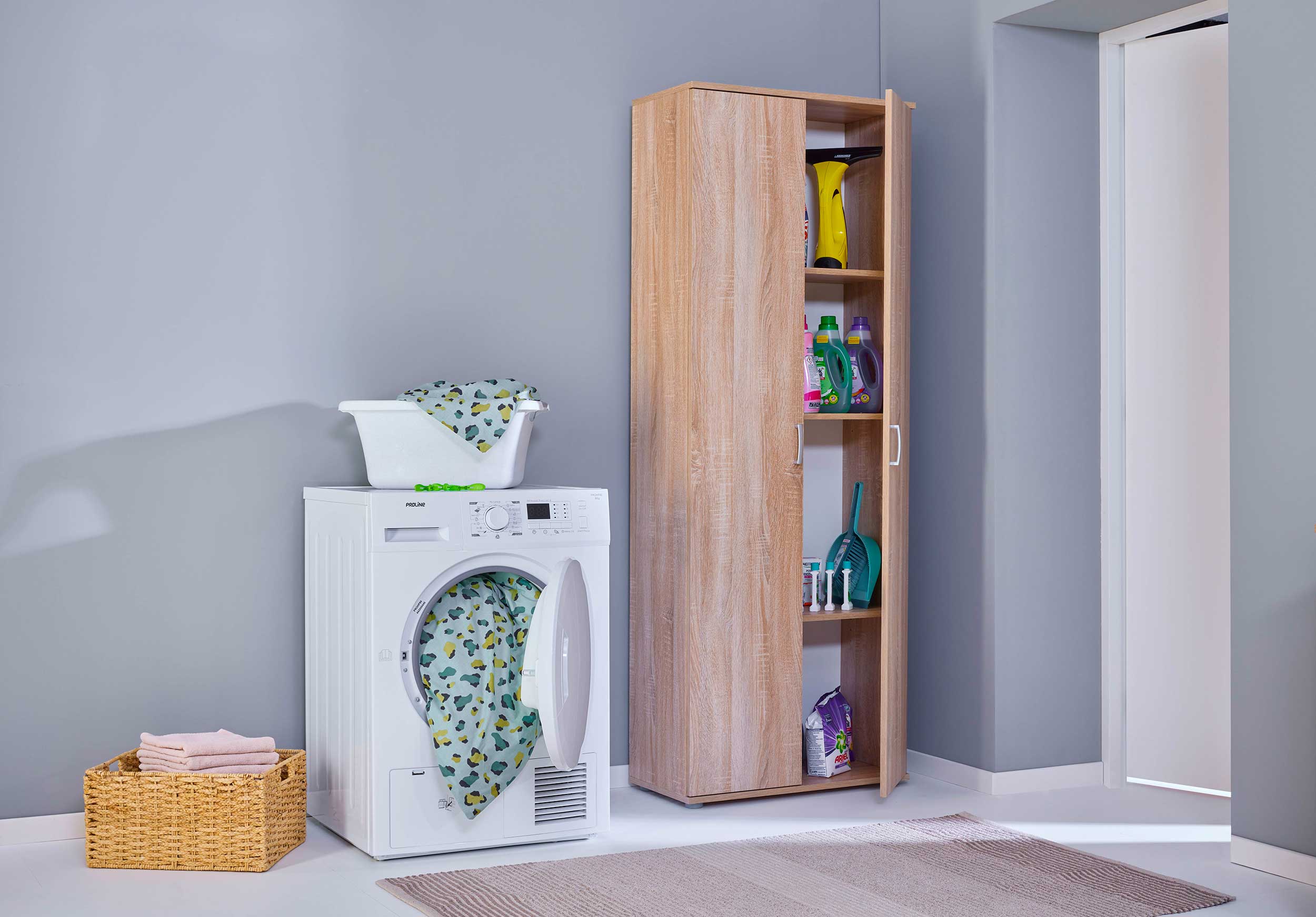 Armoire de rangement Vetra - chêne Sonoma - Image 2