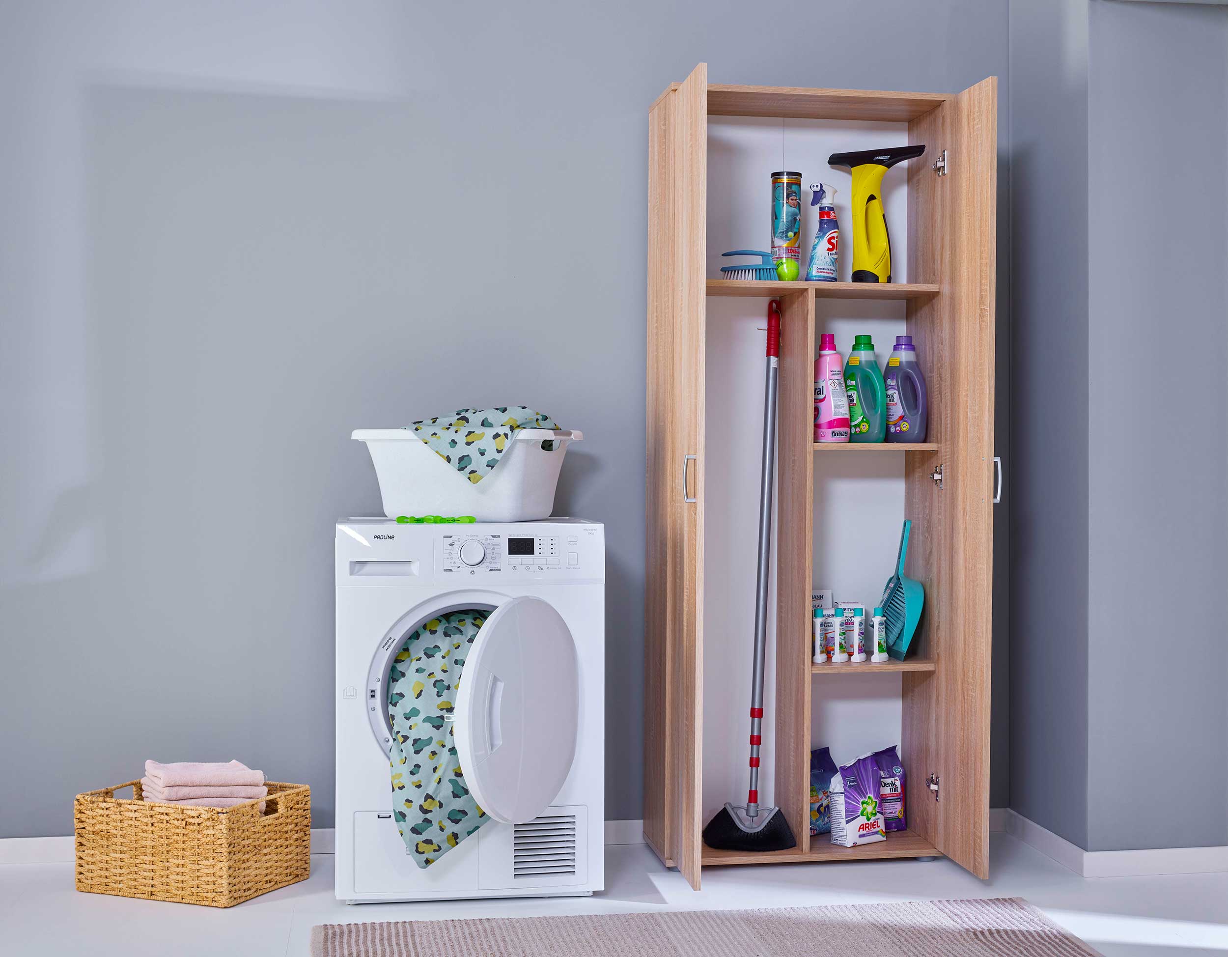 Armoire de rangement Vetra - chêne Sonoma - Image 3