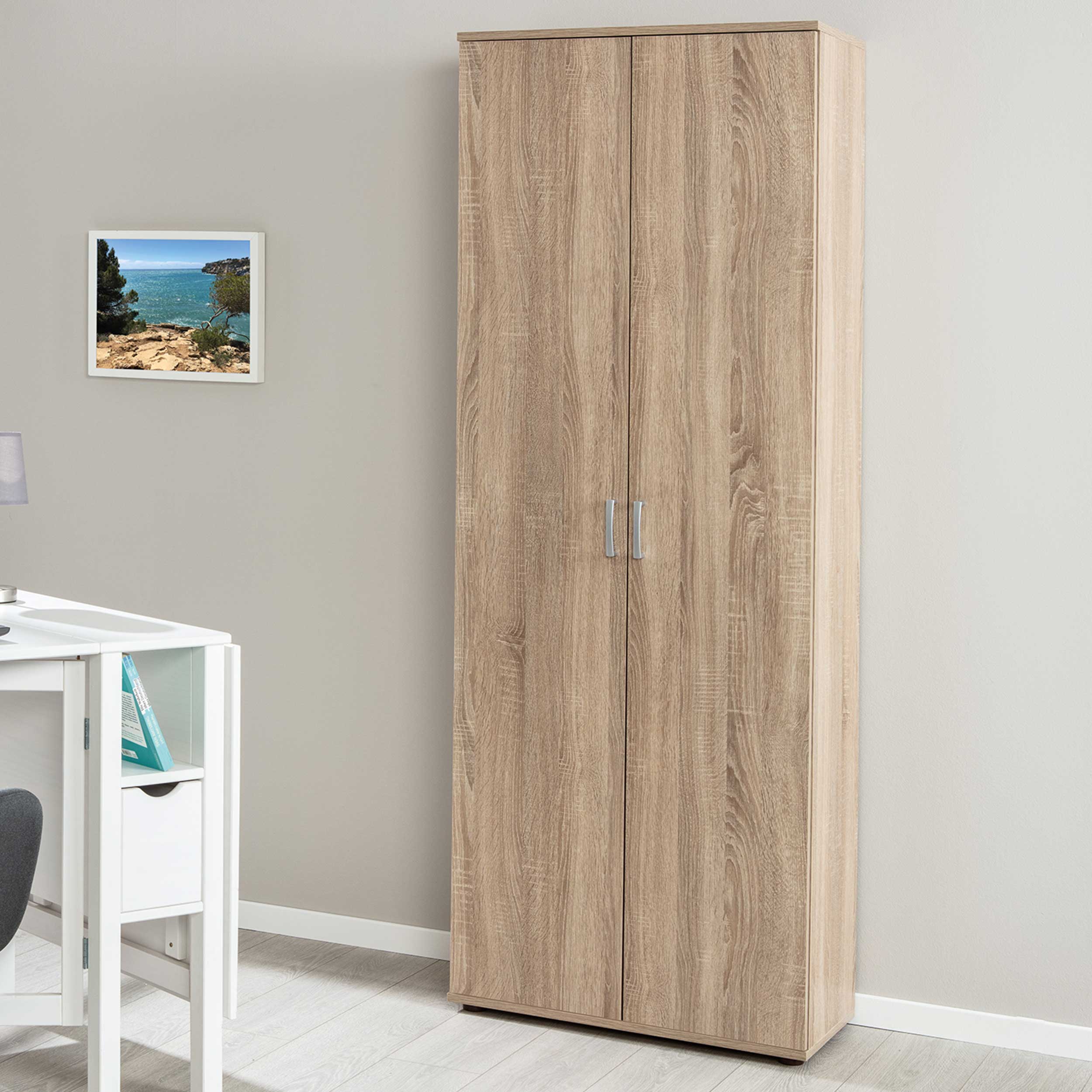 Armoire de rangement Vetra - chêne