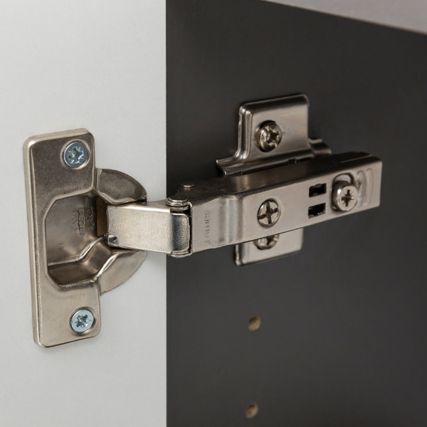 Armoire de salle de bain Vikas 1 porte & 1 tiroir - anthracite - Image 5