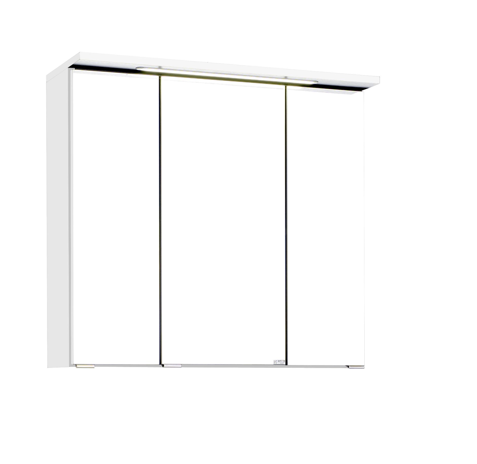 Armoire de toilette Bobbi 70cm modèle 1 3 portes & eclairage LED - blanc - Image 9