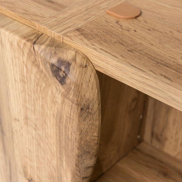 Armoire de toilette Karan 60cm 1 porte - chêne - Image 6