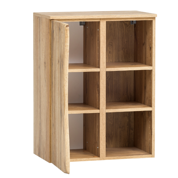 Armoire de toilette Karan 60cm 1 porte - chêne - Image 9