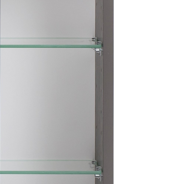Armoire de toilette Vikas 120cm 3 portes avec éclairage - anthracite - Image 10