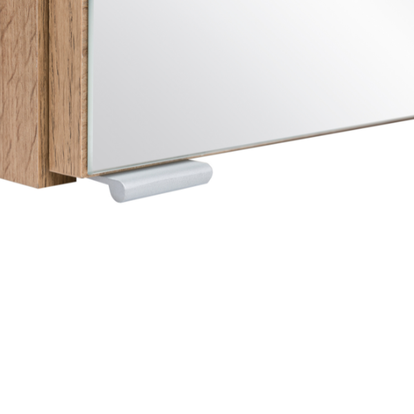 Armoire de toilette Vikas 60cm 3 portes avec éclairage - chêne - Image 6