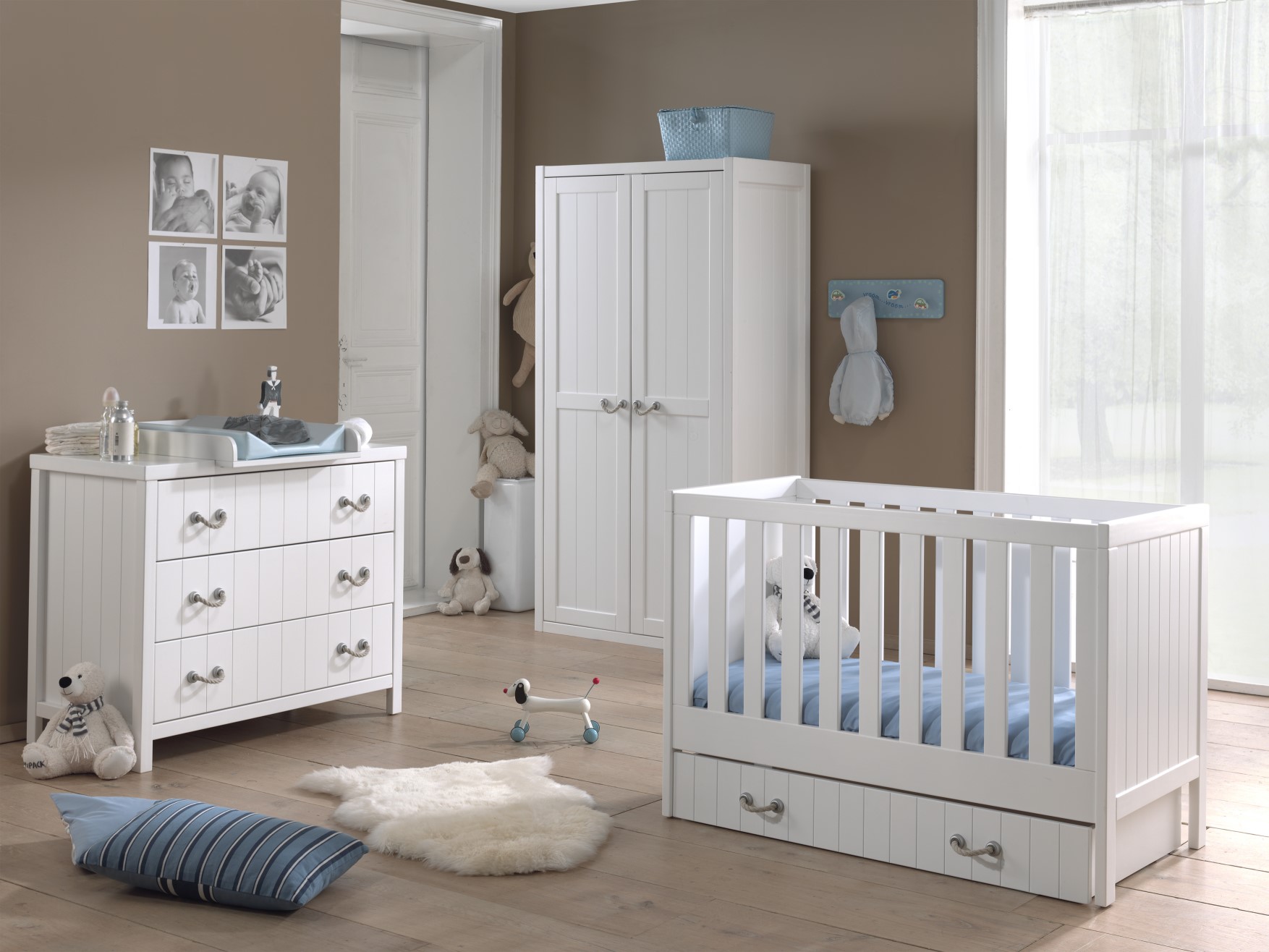 Armoire Lewis 2 portes - blanc - Image 2