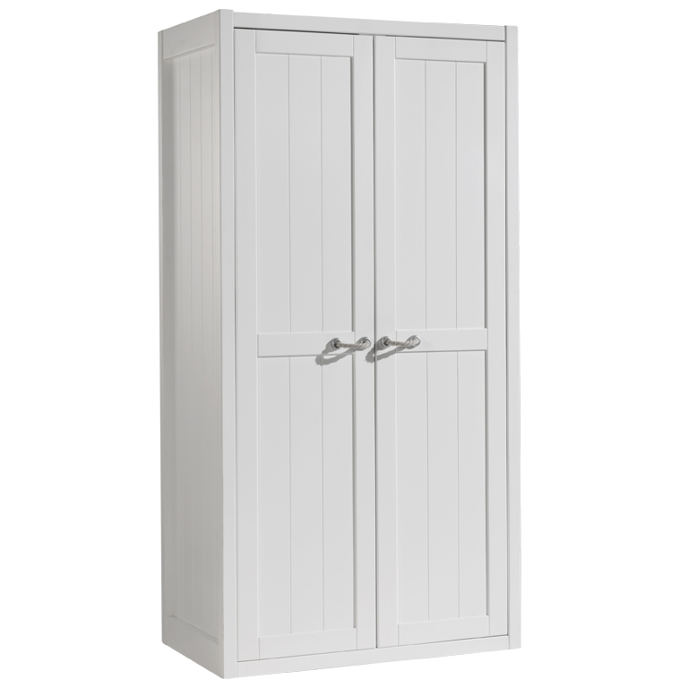 Armoire Lewis 2 portes - blanc - Image 7