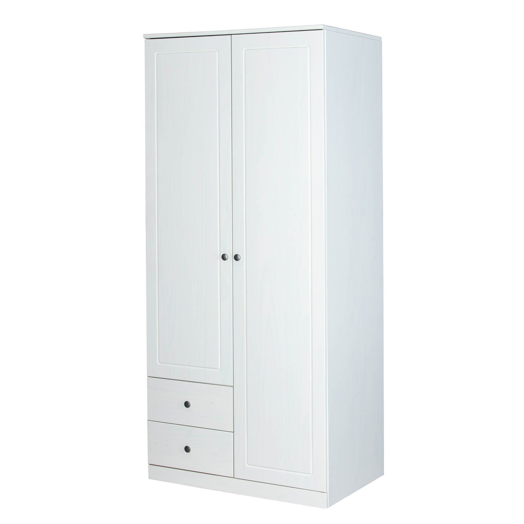 Armoire Martha 93cm avec 2 portes - blanc - Image 8