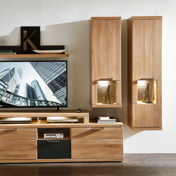 Armoire murale Blanka 40x123cm - chêne - Image 3