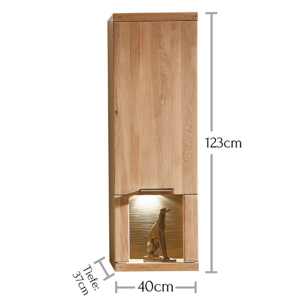 Armoire murale Blanka 40x123cm - chêne - Image 4