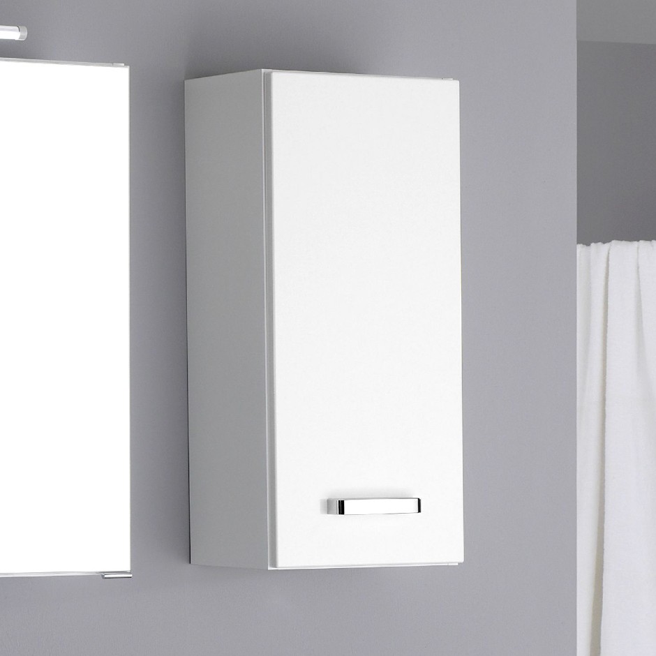 Armoire murale Bobbi 30cm 1 porte - blanc