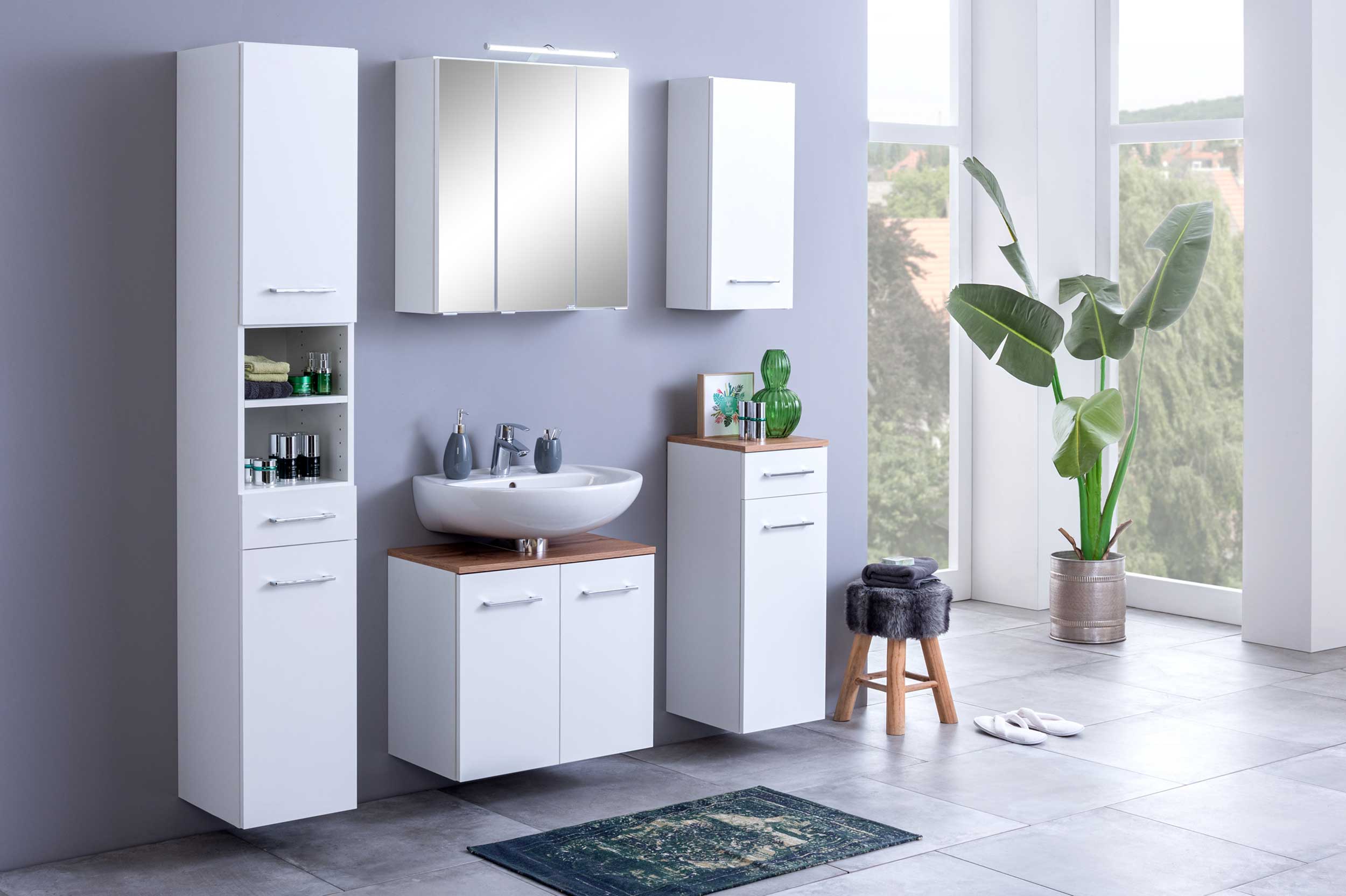 Armoire murale Pares 30cm 1 porte - blanc - Image 9