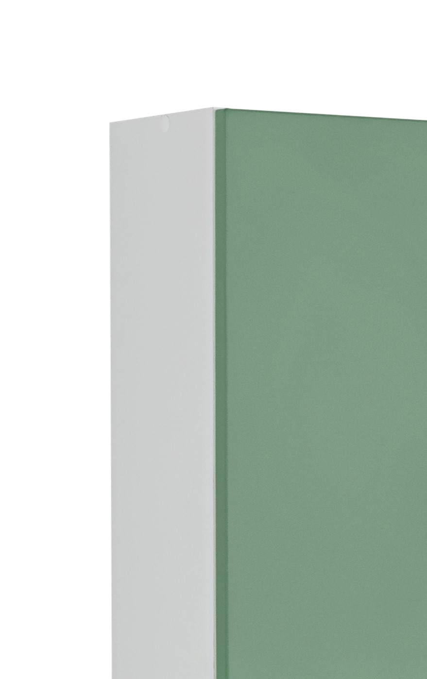 Armoire murale Ricca 25cm 1 porte - blanc/vert - Image 5