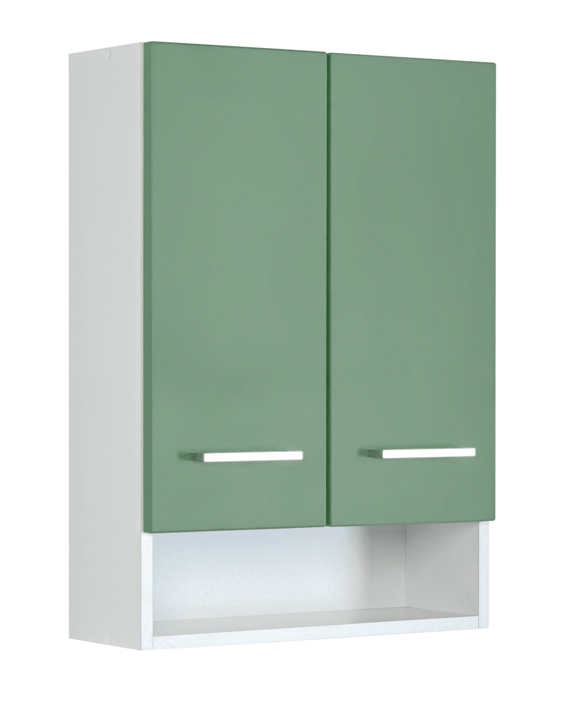 Armoire murale Ricca 50cm 2 portes - blanc/vert - Image 12