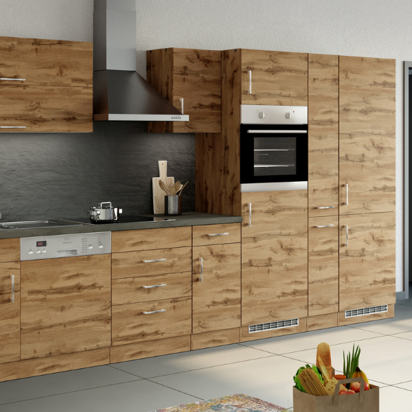 Armoire murale Sorrella 40cm 1 porte - chêne - Image 3