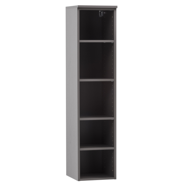 Armoire ouverte Karan 30x35x130cm - anthracite - Image 6