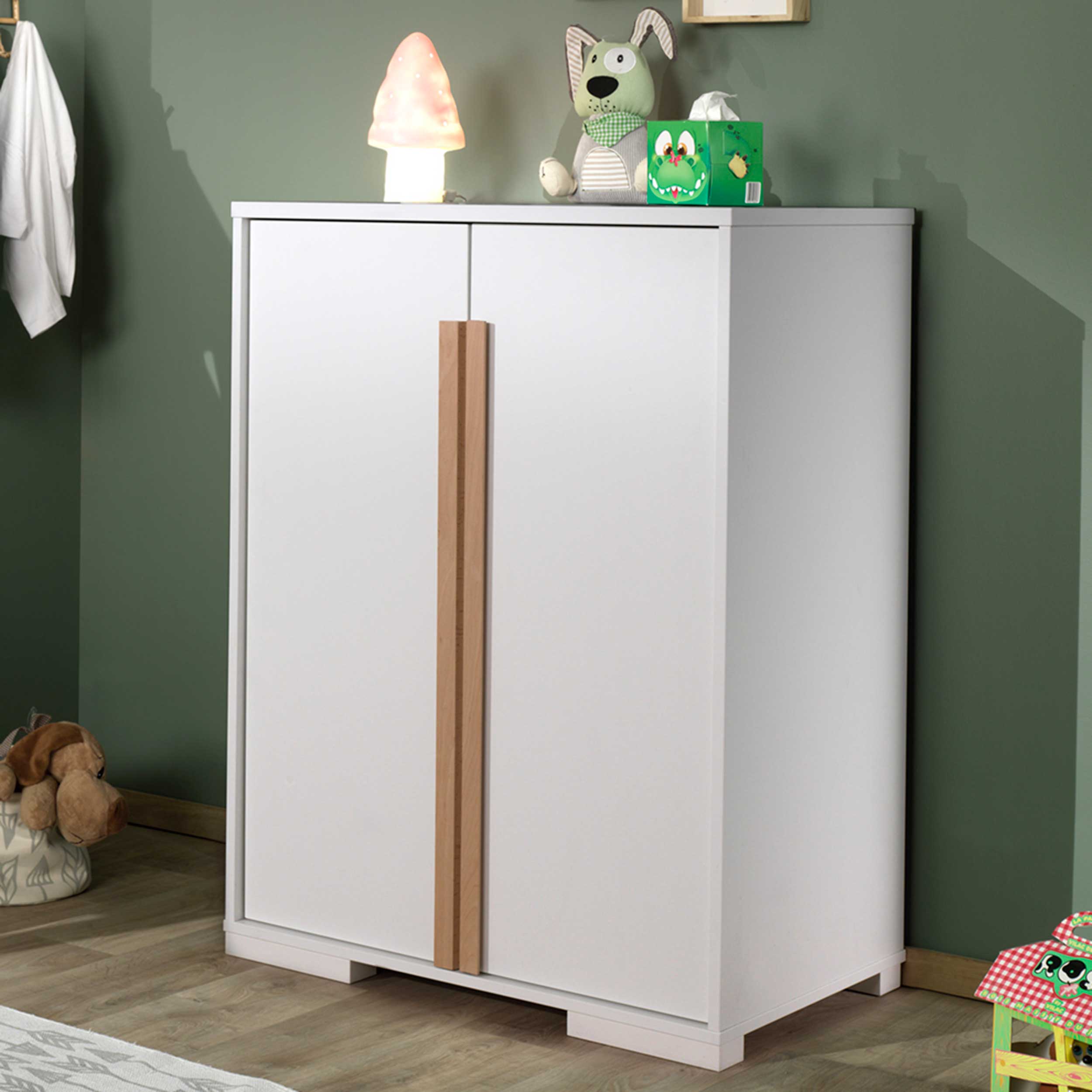 Armoire pour enfants London 98x56x116cm - blanc