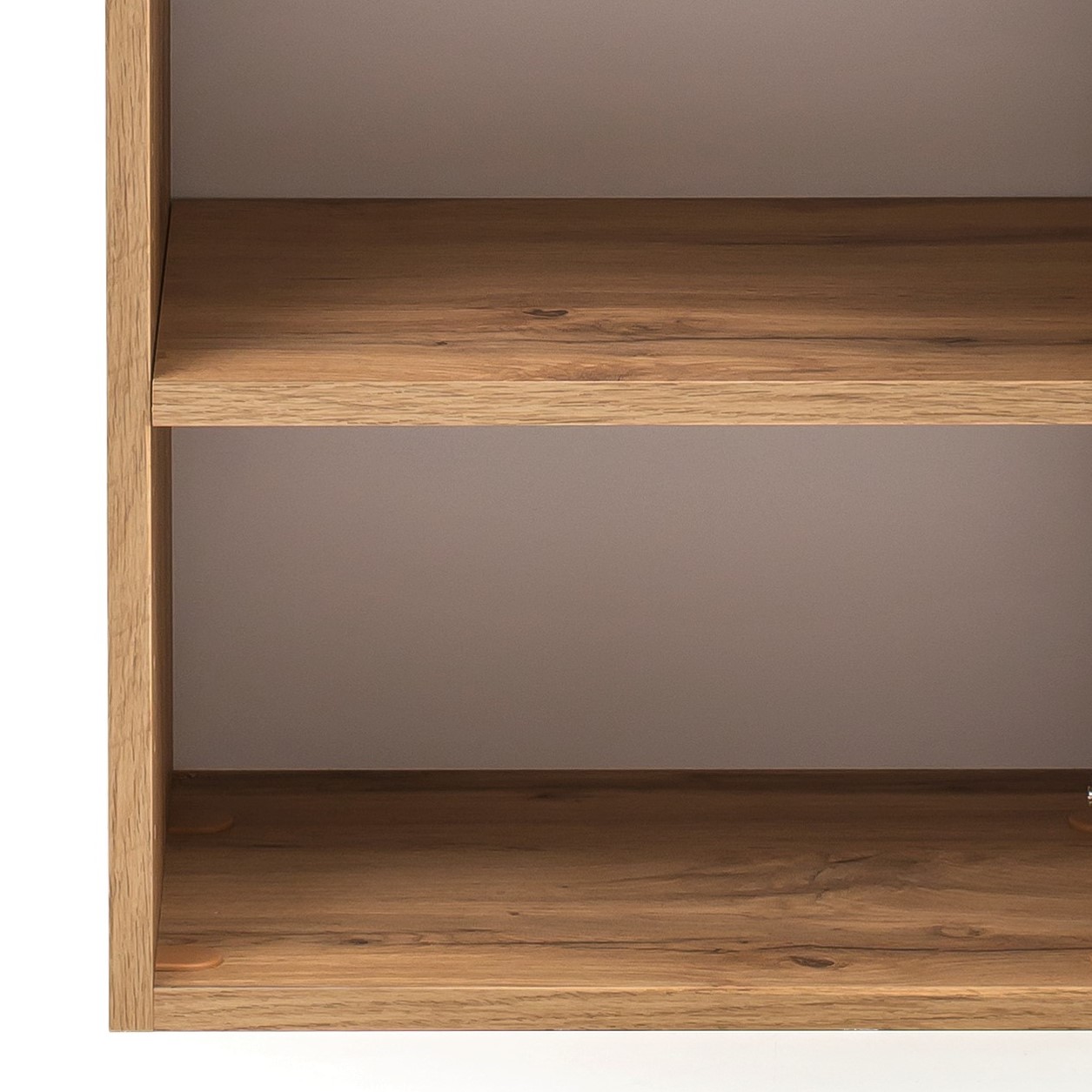 Armoire salle de bains Kornel/Luna 40cm 1 porte & 1 tiroir - chêne/blanc mat - Image 8