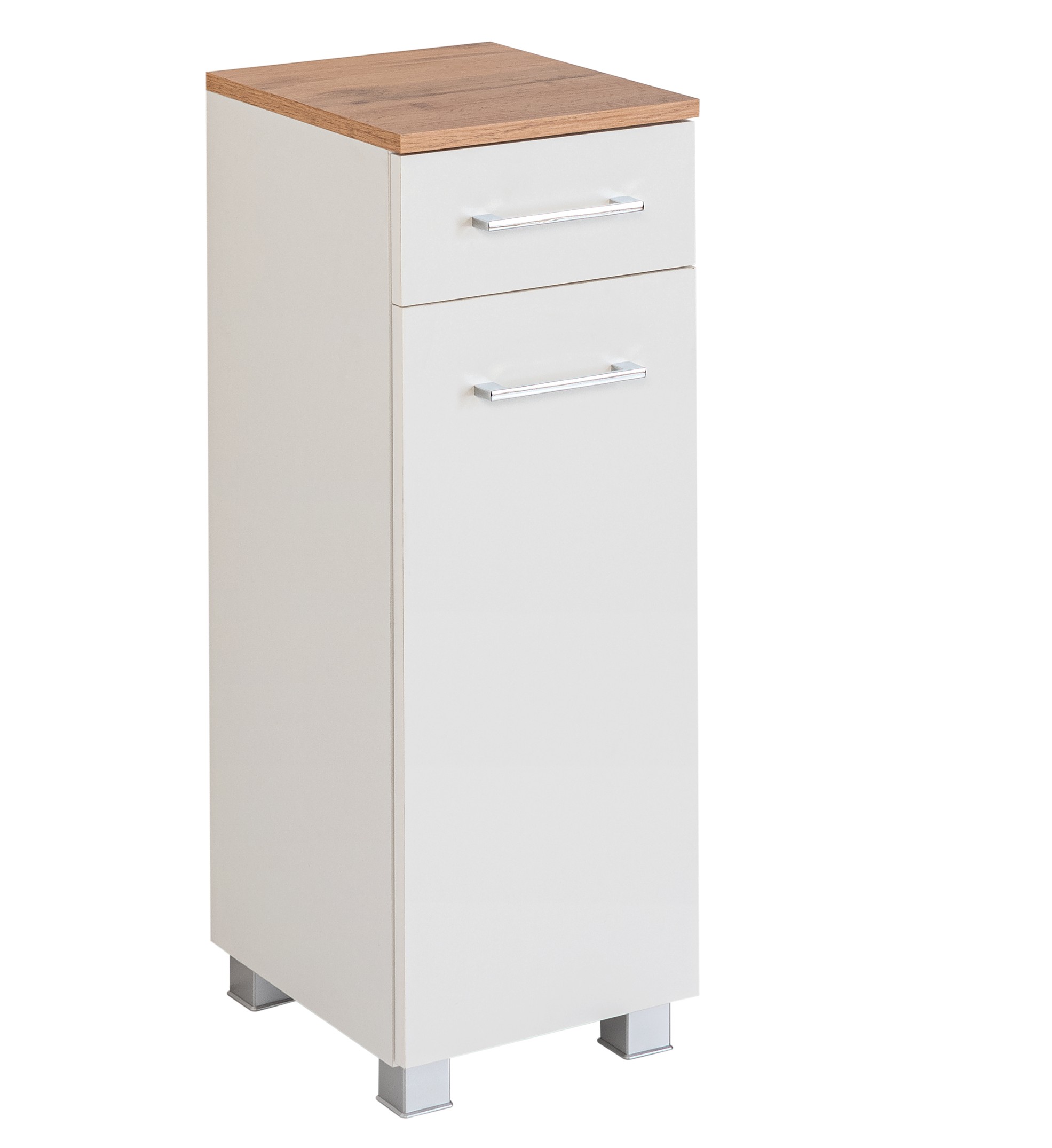 Armoire salle de bains Pares 30cm 1 porte & 1 tiroir - blanc - Image 12