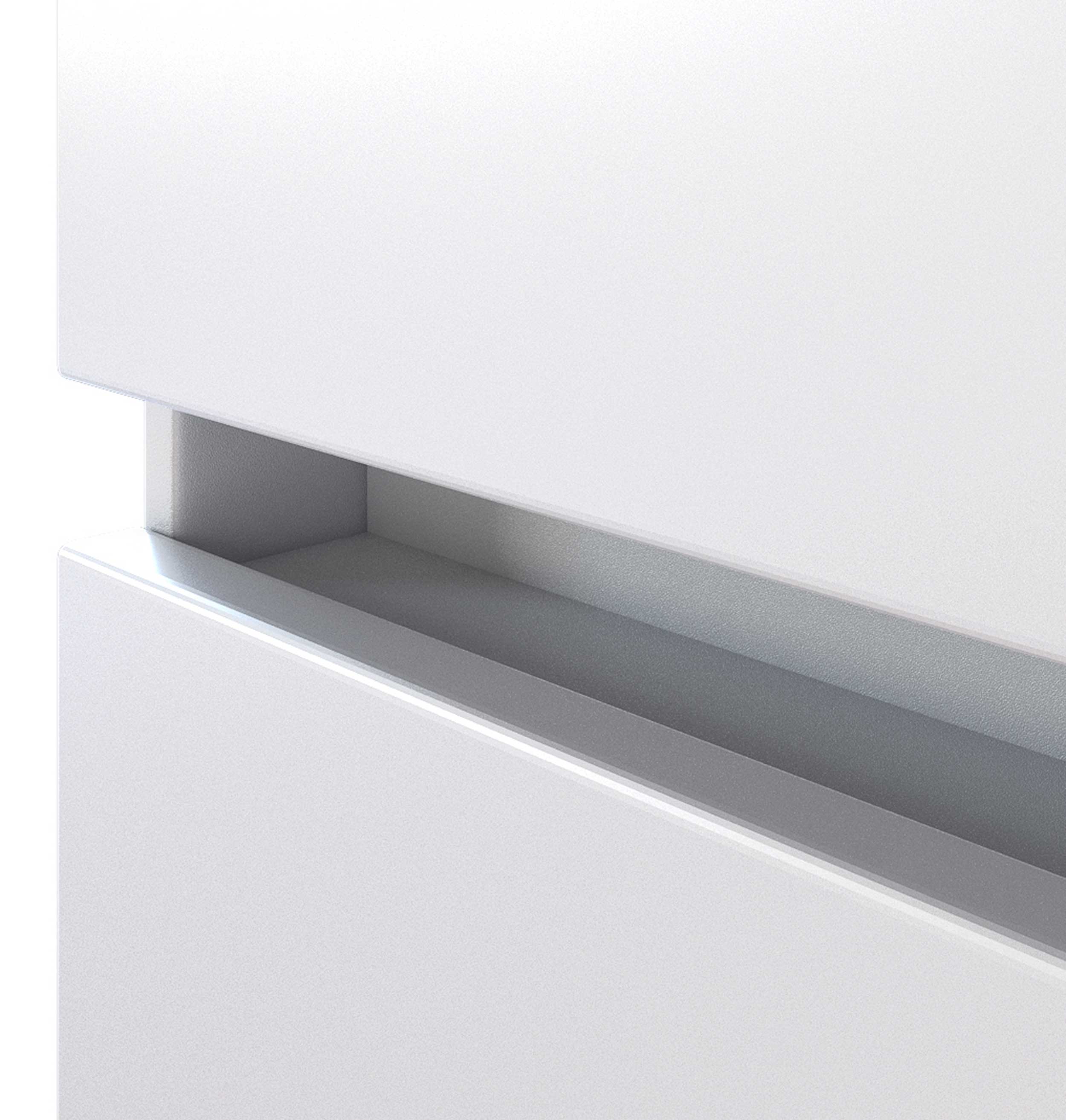 Armoire salle de bains Pisca 40cm 1 porte & 1 tiroir - blanc - Image 7