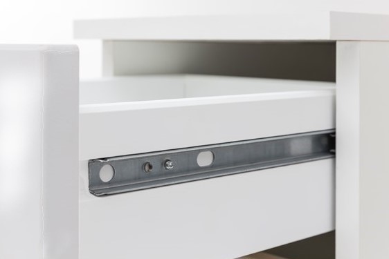 Armoire salle de bains Small 50cm 2 tiroirs & 2 portes - blanc brillant - Image 7