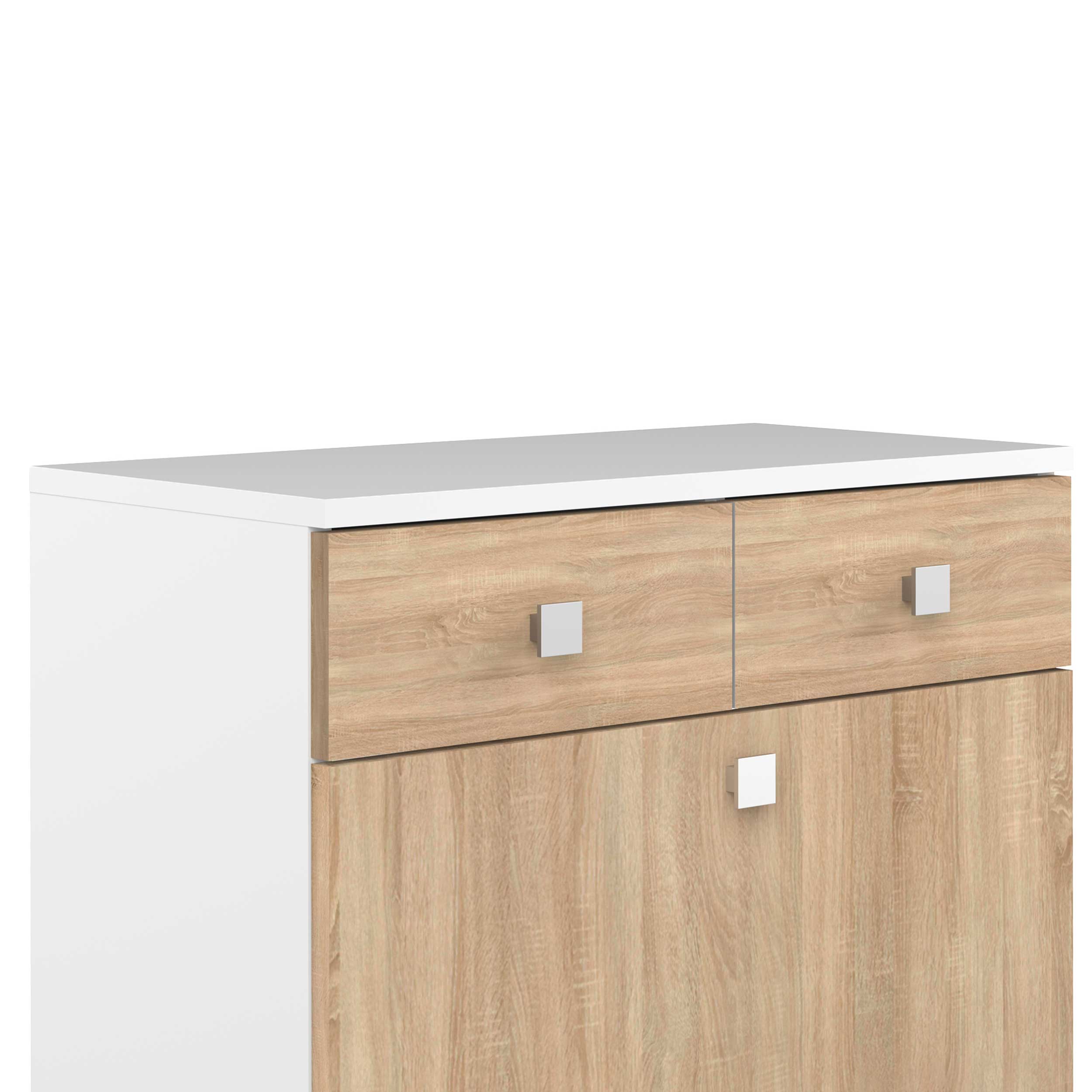 Armoire salle de bains Variety - blanc/chêne - Image 5