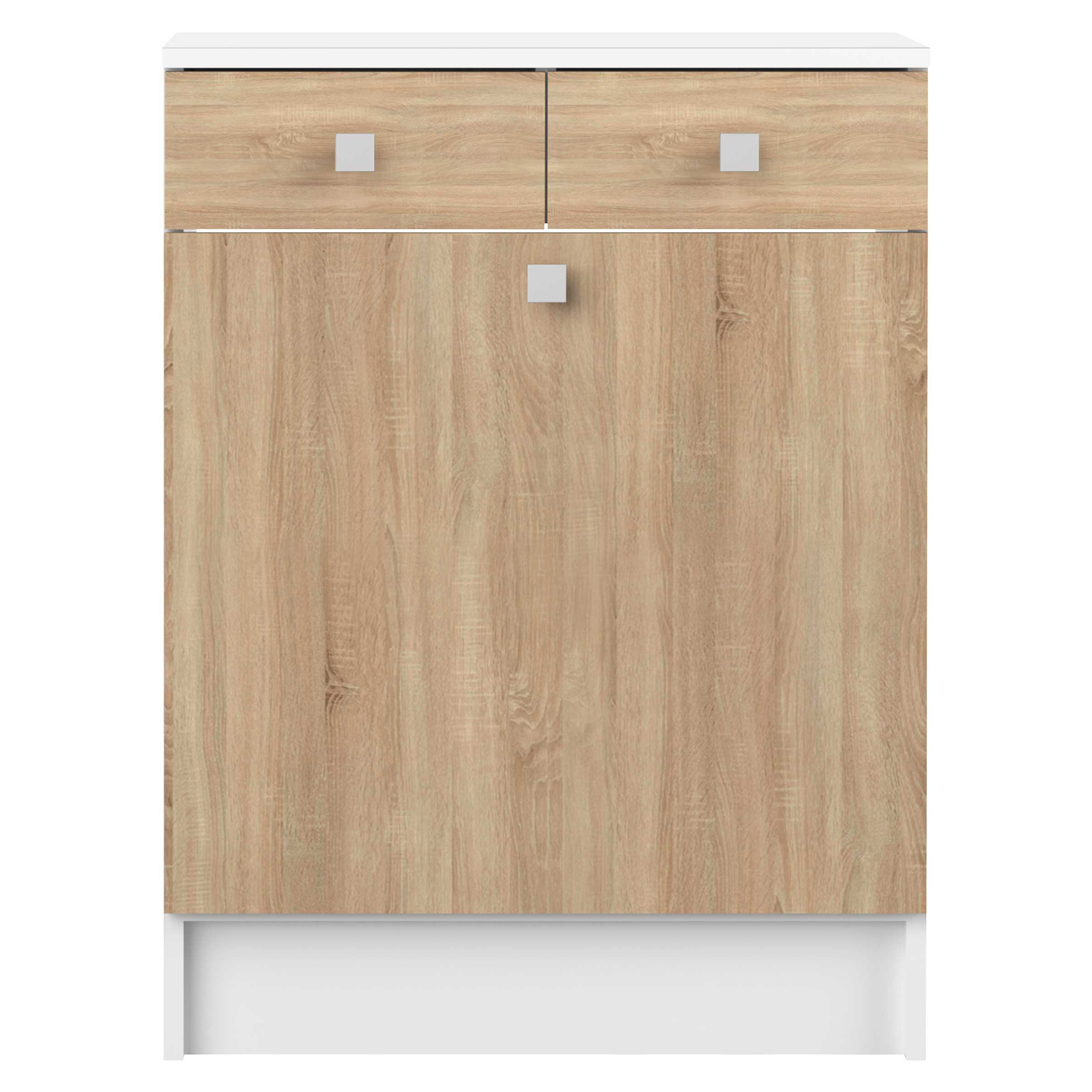 Armoire salle de bains Variety - blanc/chêne - Image 6