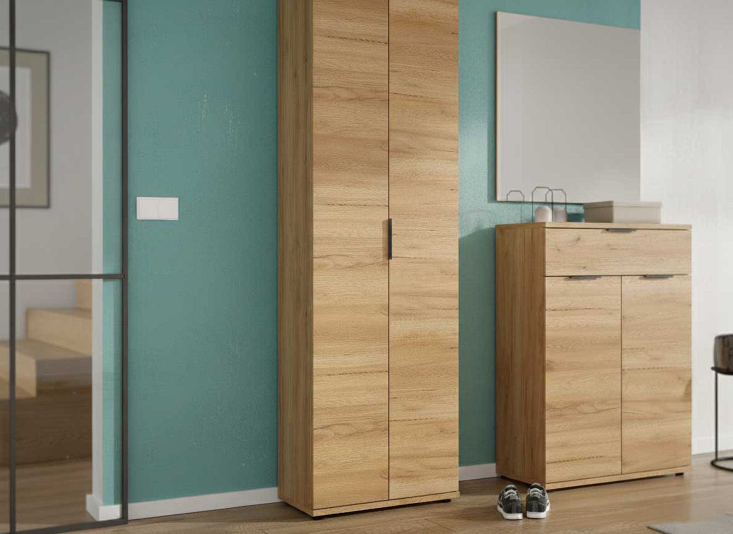 Armoire vestiaire Frodo avec 2 portes - chêne - Image 5