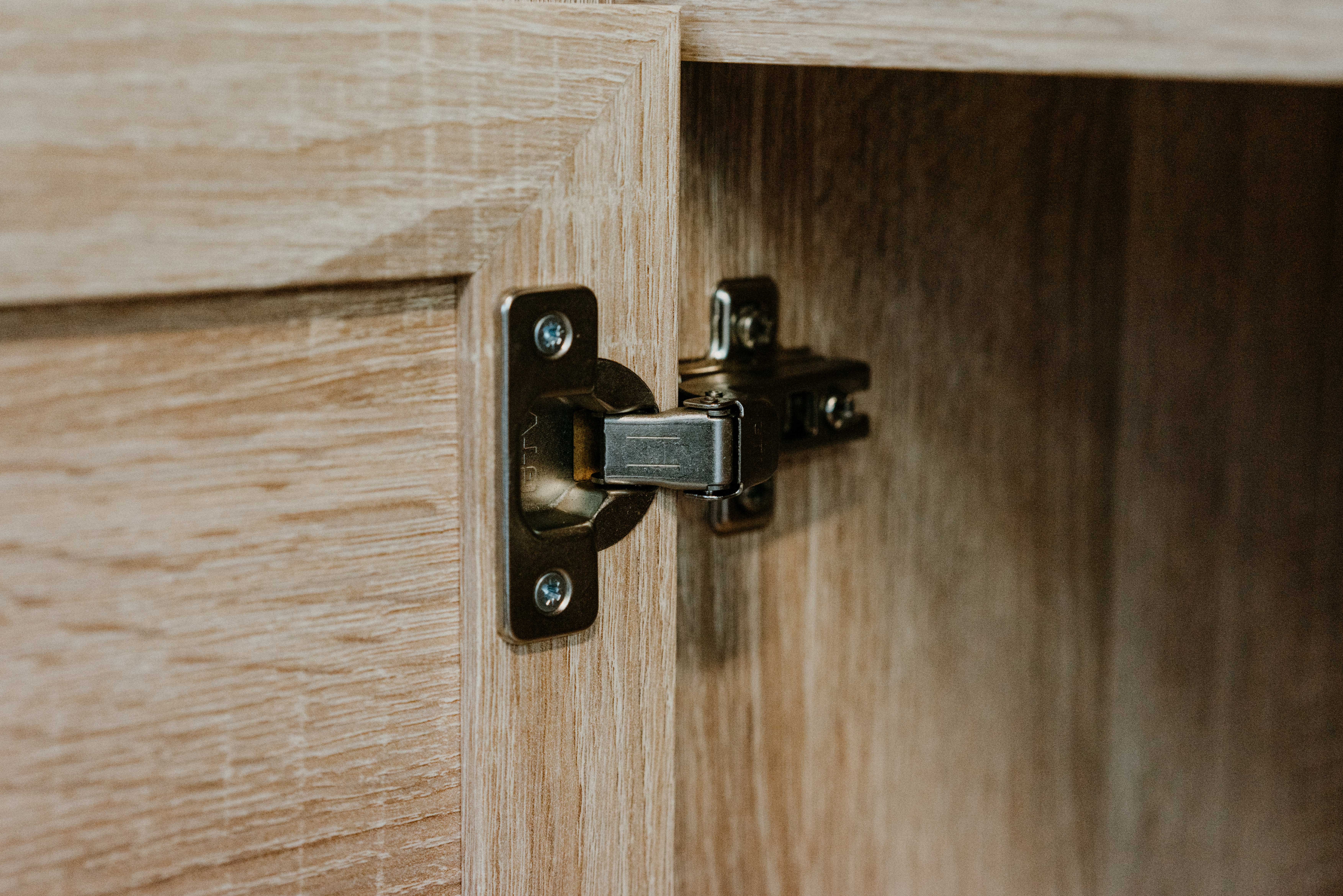 Bahut Bilal 150cm 3 portes - chêne/raphia imprimé - Image 4