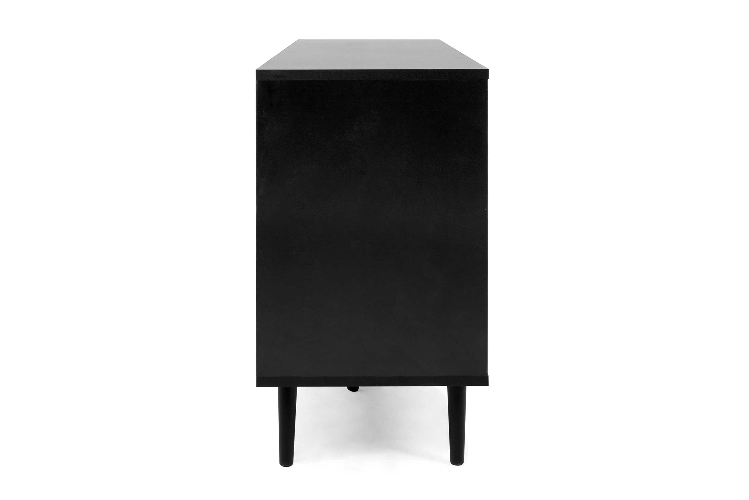 Bahut Daka 150cm 3 portes - noir/beige - Image 6