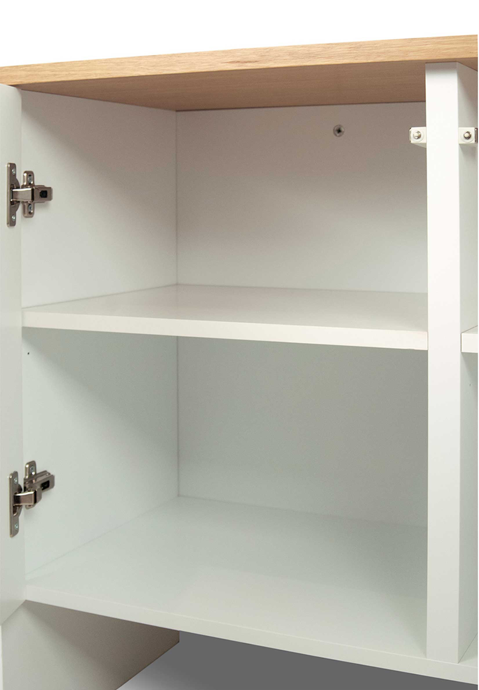 Bahut Echo - blanc/chêne - Image 4