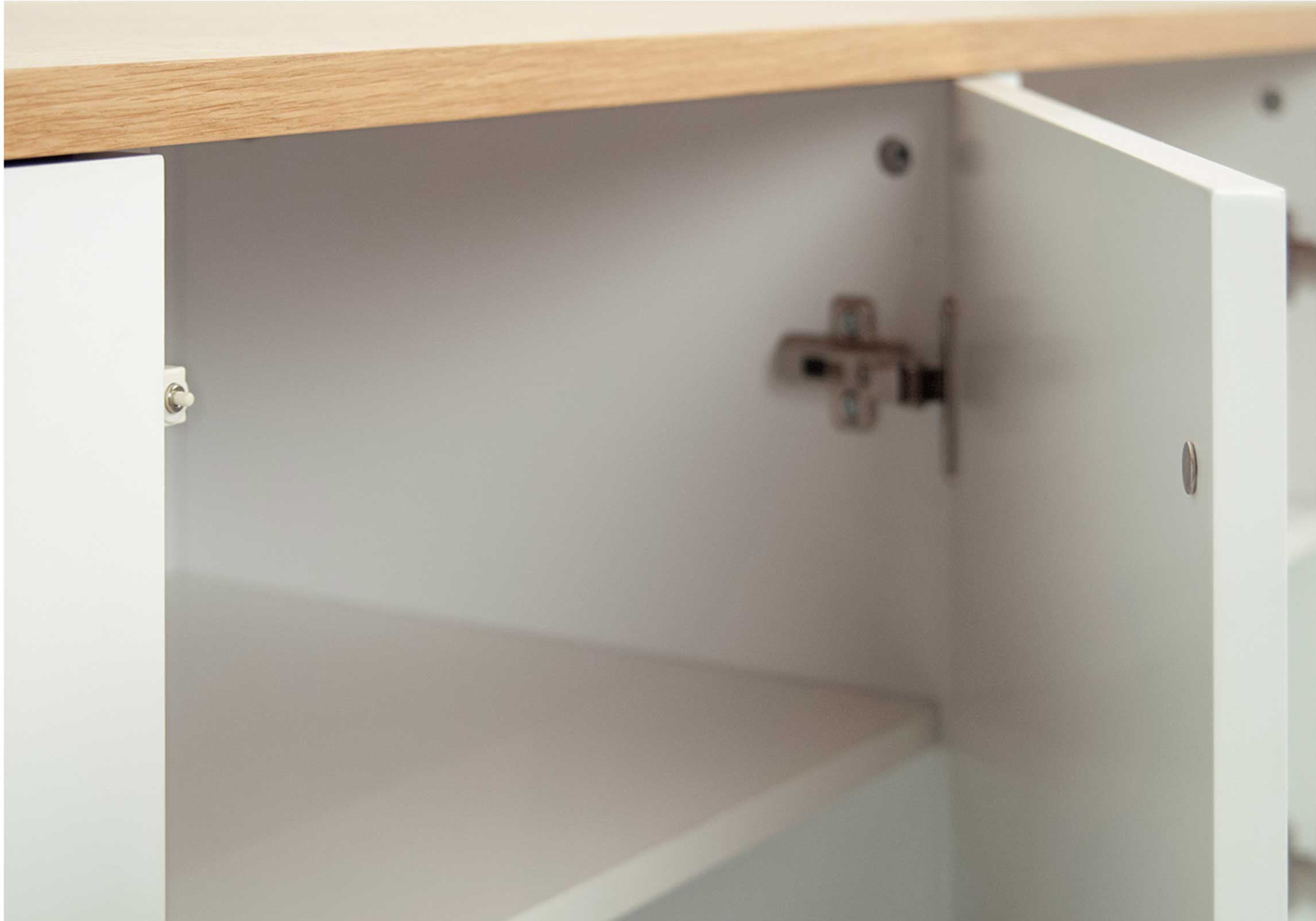 Bahut Echo - blanc/chêne - Image 5