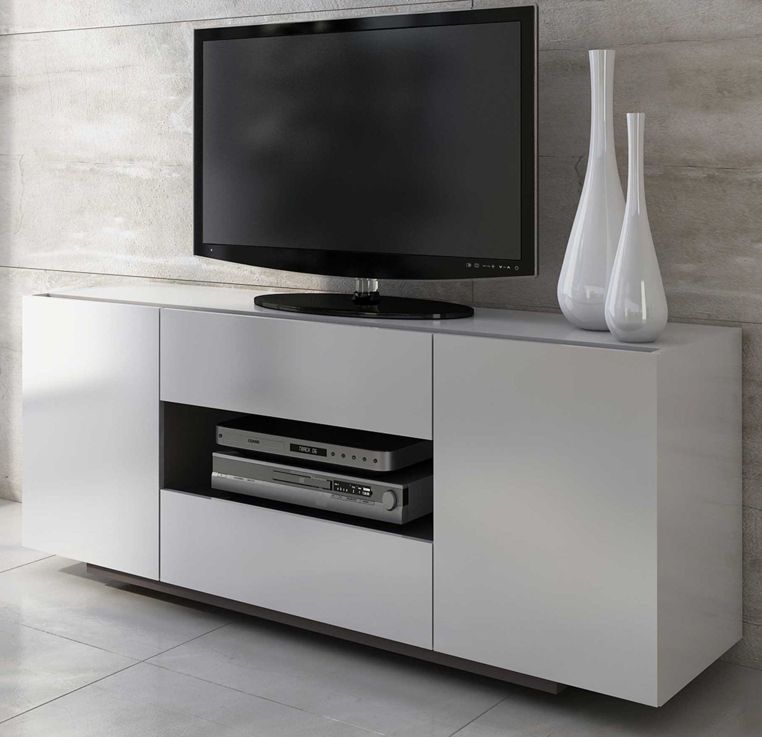Bahut / Meuble tv Ivo 160cm - blanc