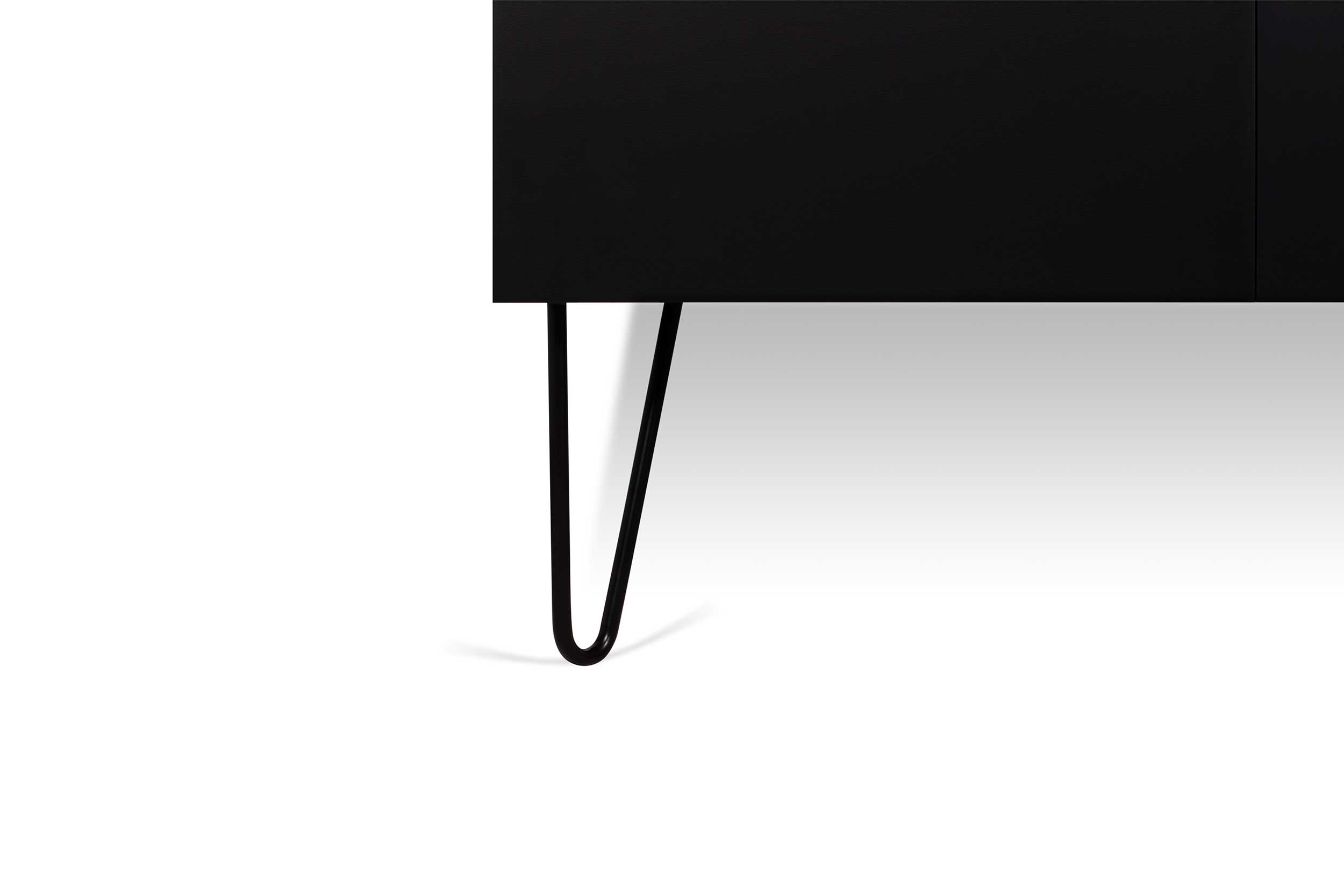 Bahut Nina - chêne/noir - Image 3